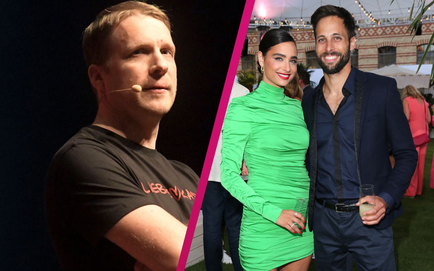 Collage Oliver Pocher, Amira Aly und Bruder Hima