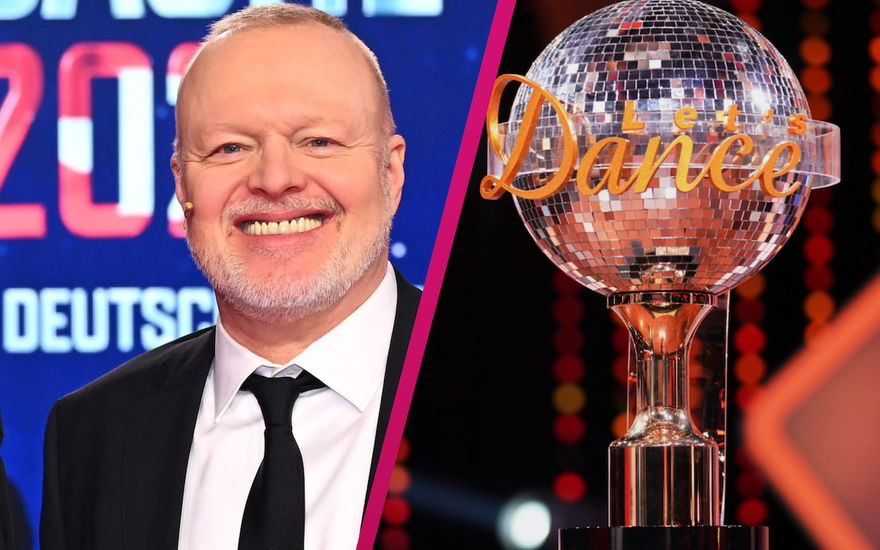Collage Stefan Raab und Let's Dance Pokal
