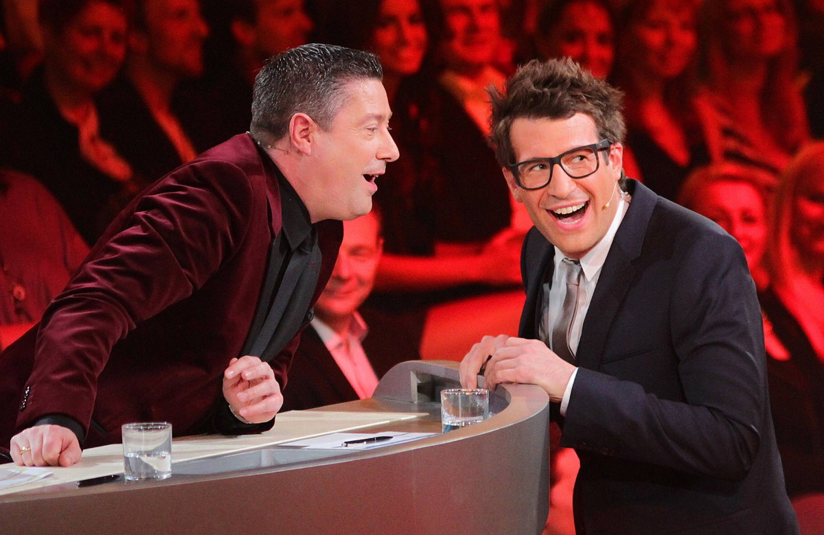 Daniel Hartwich scherzt mit Llambi