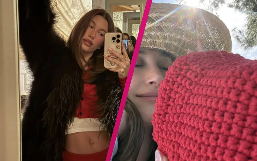 Hailey Bieber Selfie