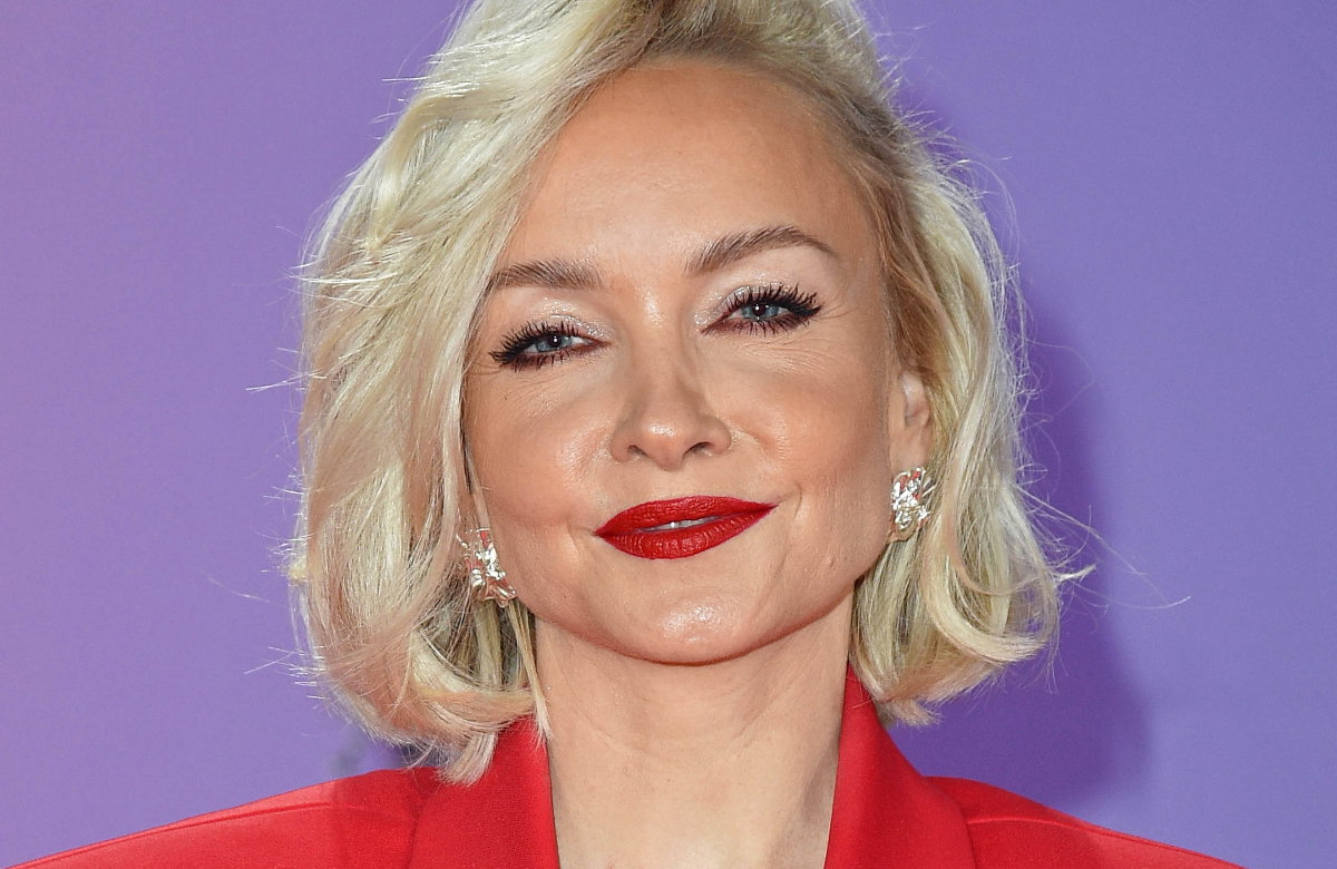 Janin Ullmann mit roten Lippen