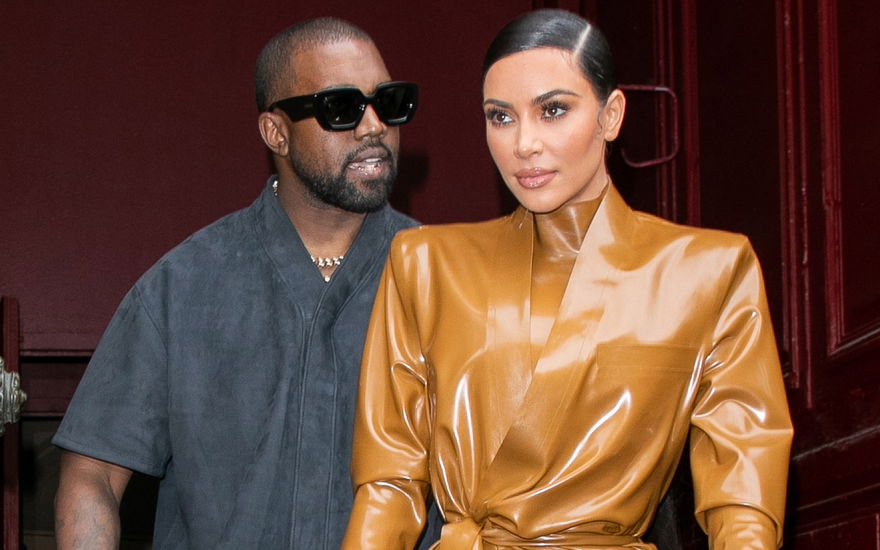 Kim Kardashian mit Kanye West