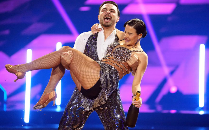 Leyla Lahouar mit Sergiu Maruster