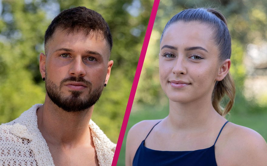 Maurice und Smilla bei "Temptation Island, Collage
