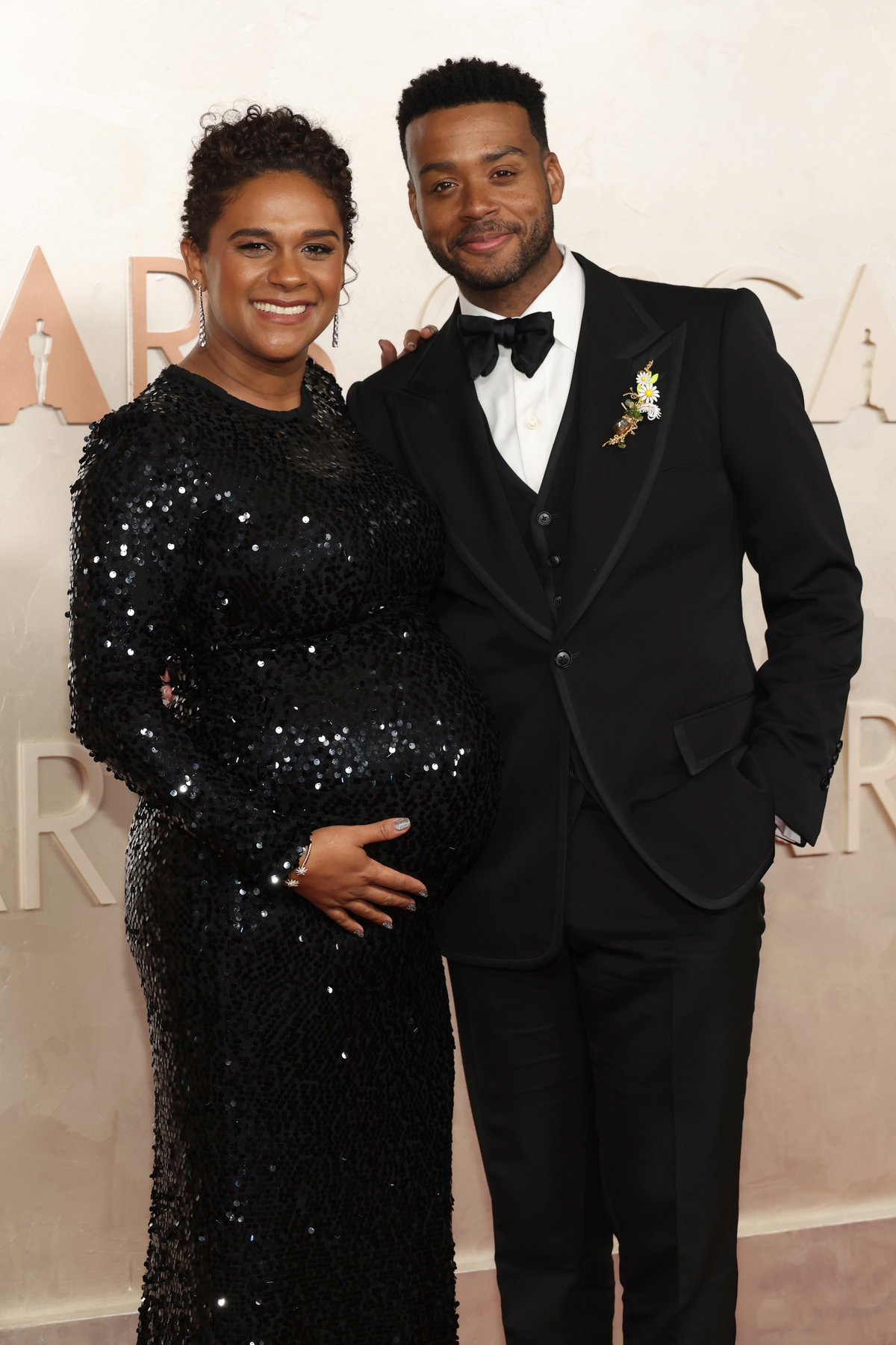 Kris Bowers und Briana Nicole Henry bei den Oscars