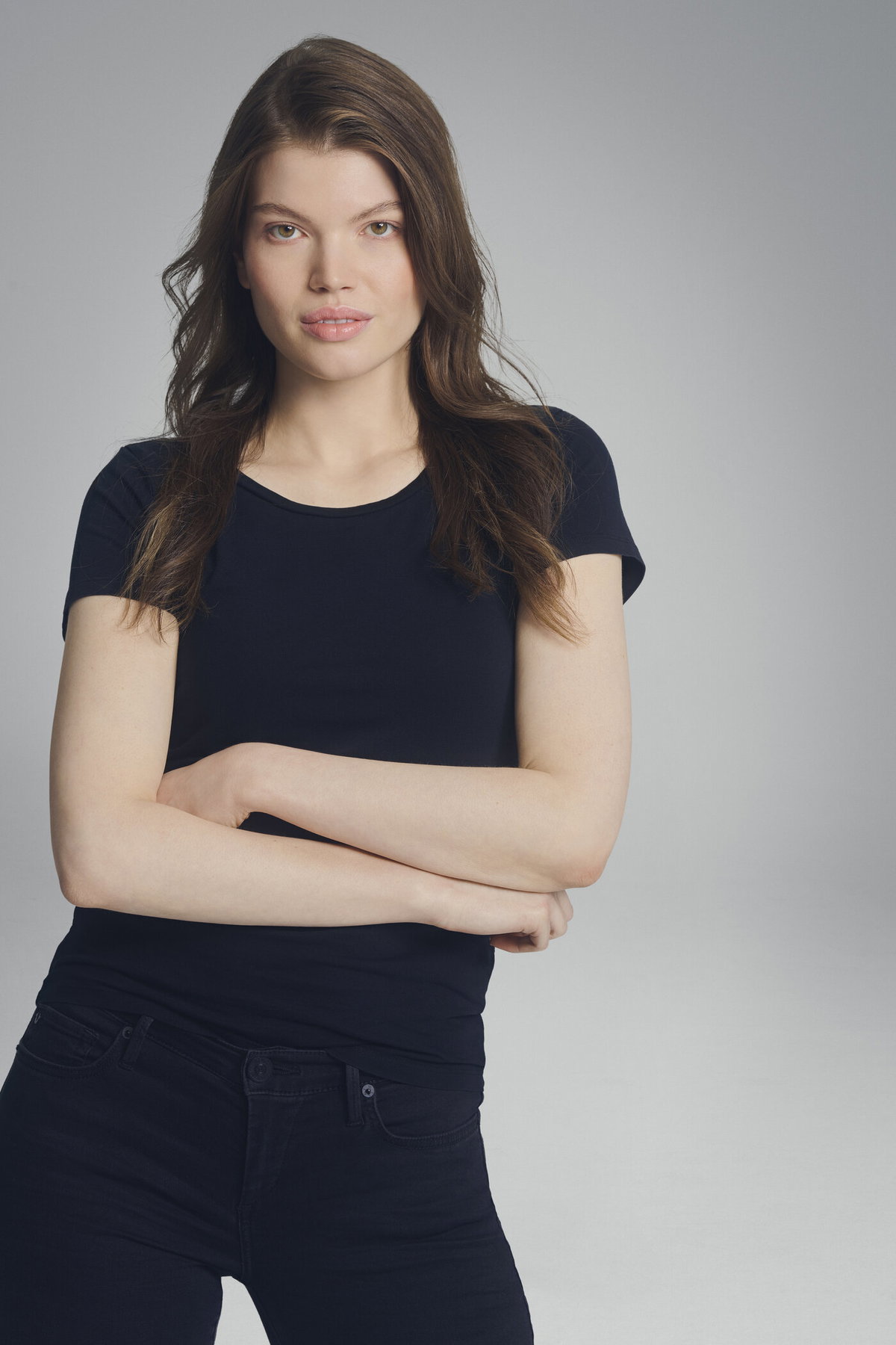 GNTM-Umstyling 2025: Kandidatin Xenia vorher