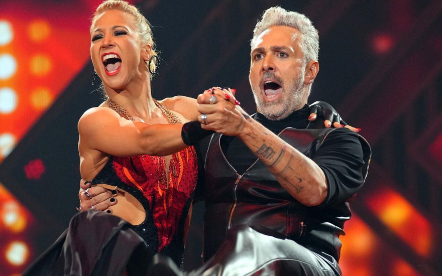 roland trettl mit kathrin menzinger bei let's dance