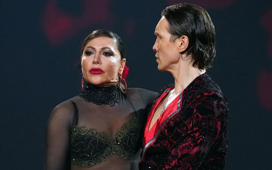 Simone Thomalla und Evgeny bei Let's Dance