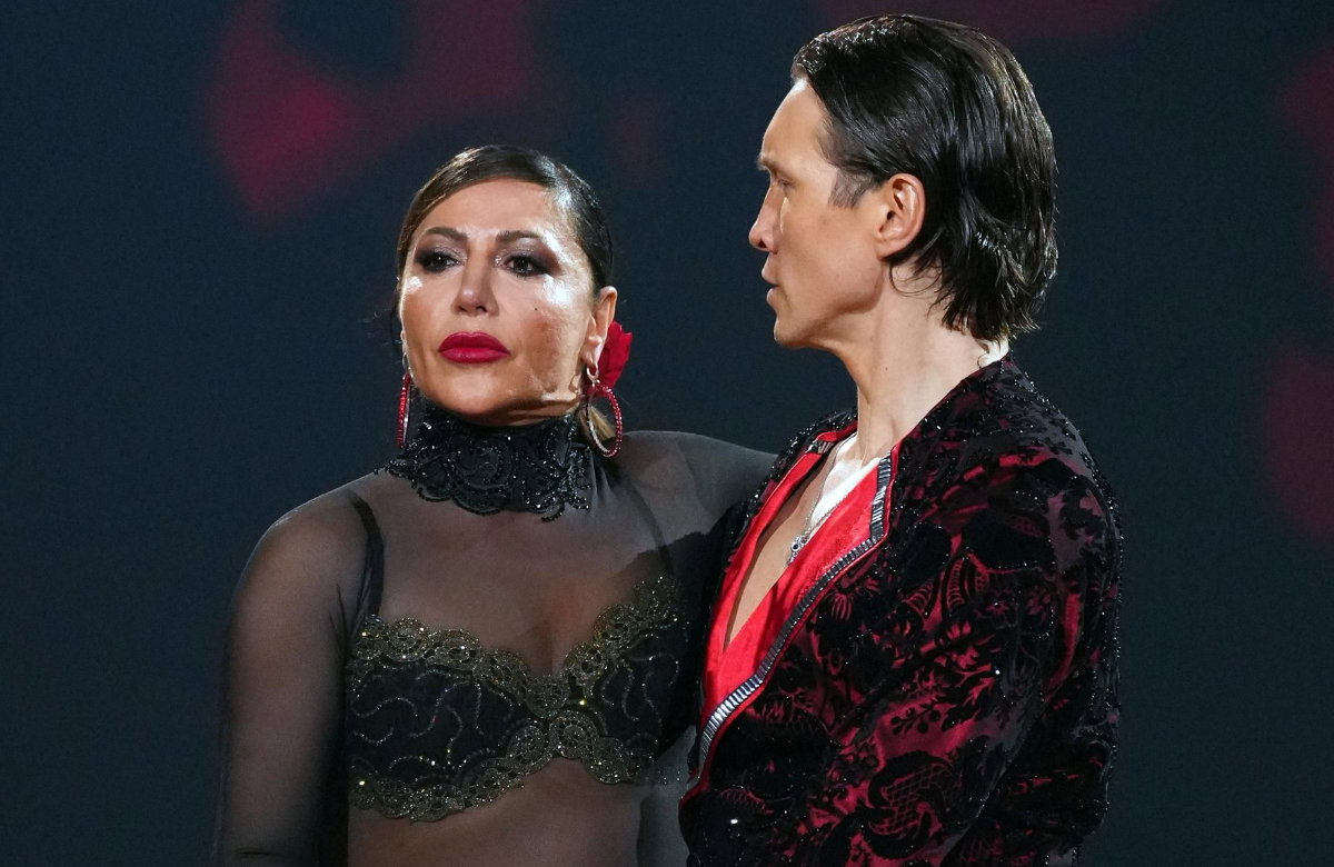 Simone Thomalla und Evgeny bei Let's Dance
