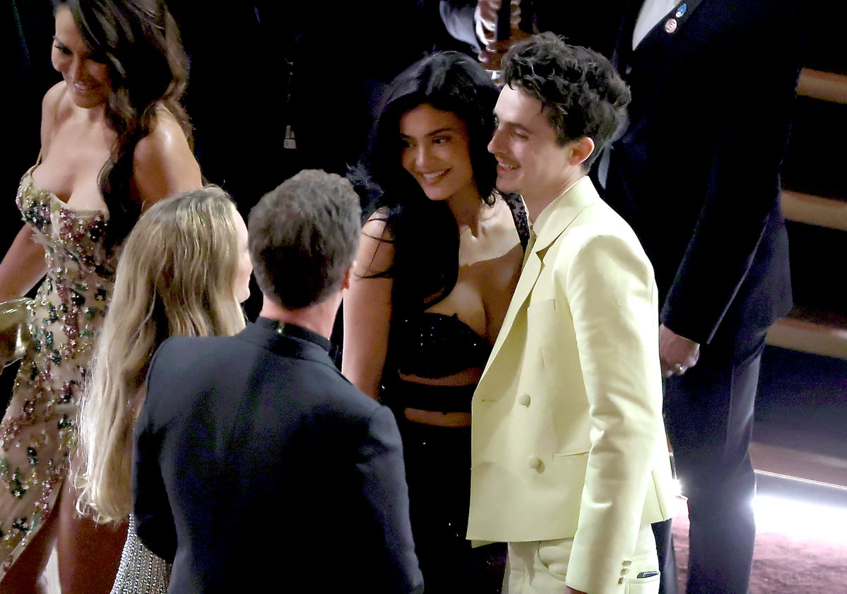 Timothee Charlamet und Kylie Jenner bei den Oscars