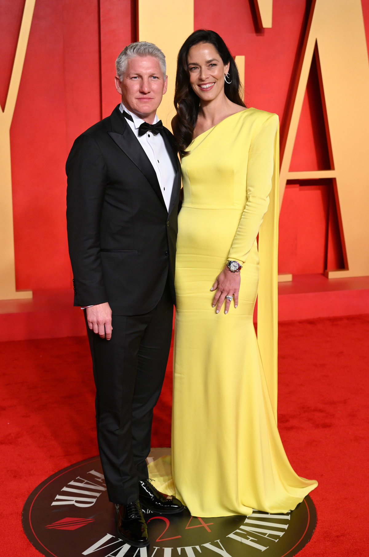 Ana Ivanović und Bastian Schweinsteiger auf der Vanity Fair Party im Rahmen des Oscars 2024