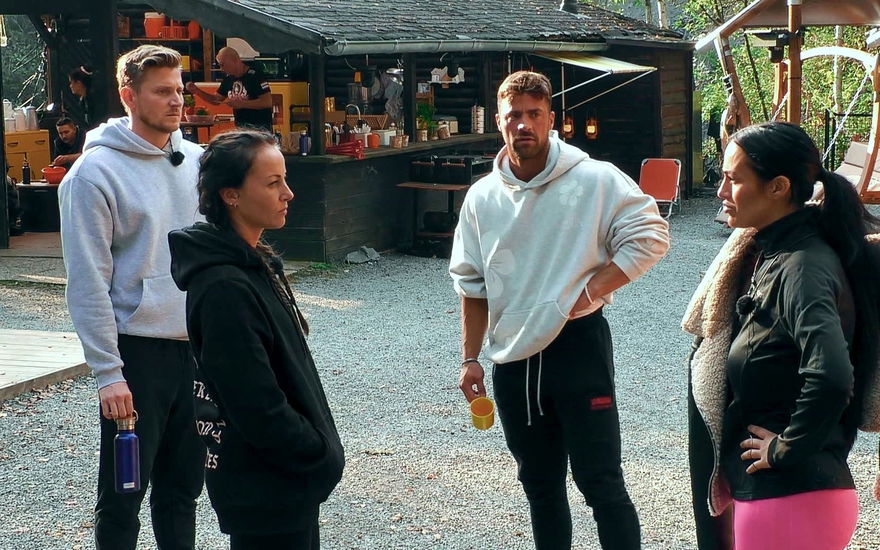 Sandra Sicora, Tommy Pedroni, Tobias Wegener und Paulina Ljubas bei "Couple Challenge"