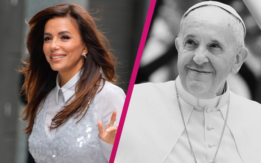 Eva Longoria erinnerte sich nach dem Tod von Papst Franziskus I. an ein peinliches Aufeinandertreffen