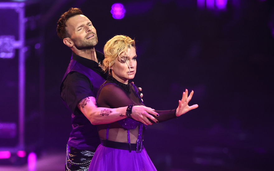 Jeanette Biedermann und Vadim Garbuzov mussten "Let's Dance" verlassen