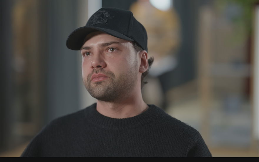 Jimi Blue Ochsenknecht weint im Interview in der Sky-Serie "Diese Ochsenknechts"