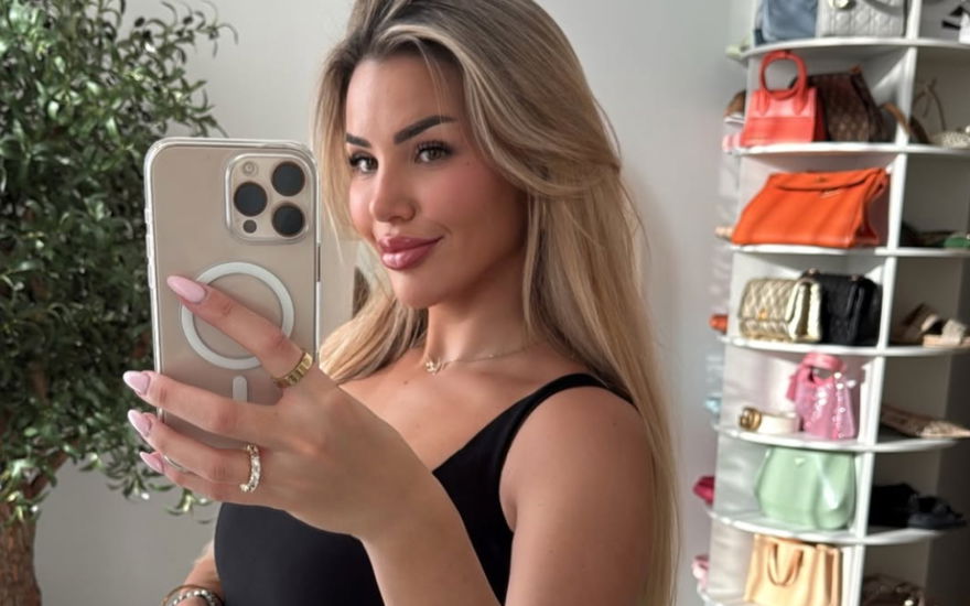 Kim Virginia Hartung schwanger Selfie