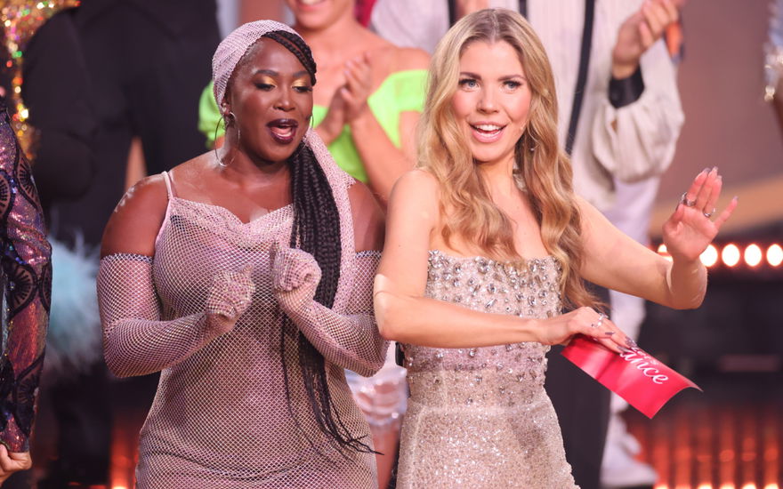 motsi mabuse mit victoria swarovski bei Lets dance