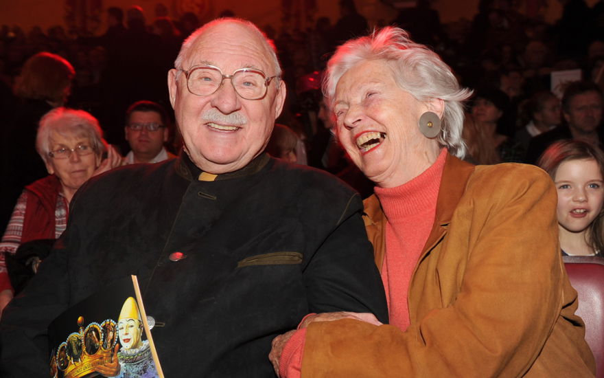 Rolf Schimpf mit seiner Ilse