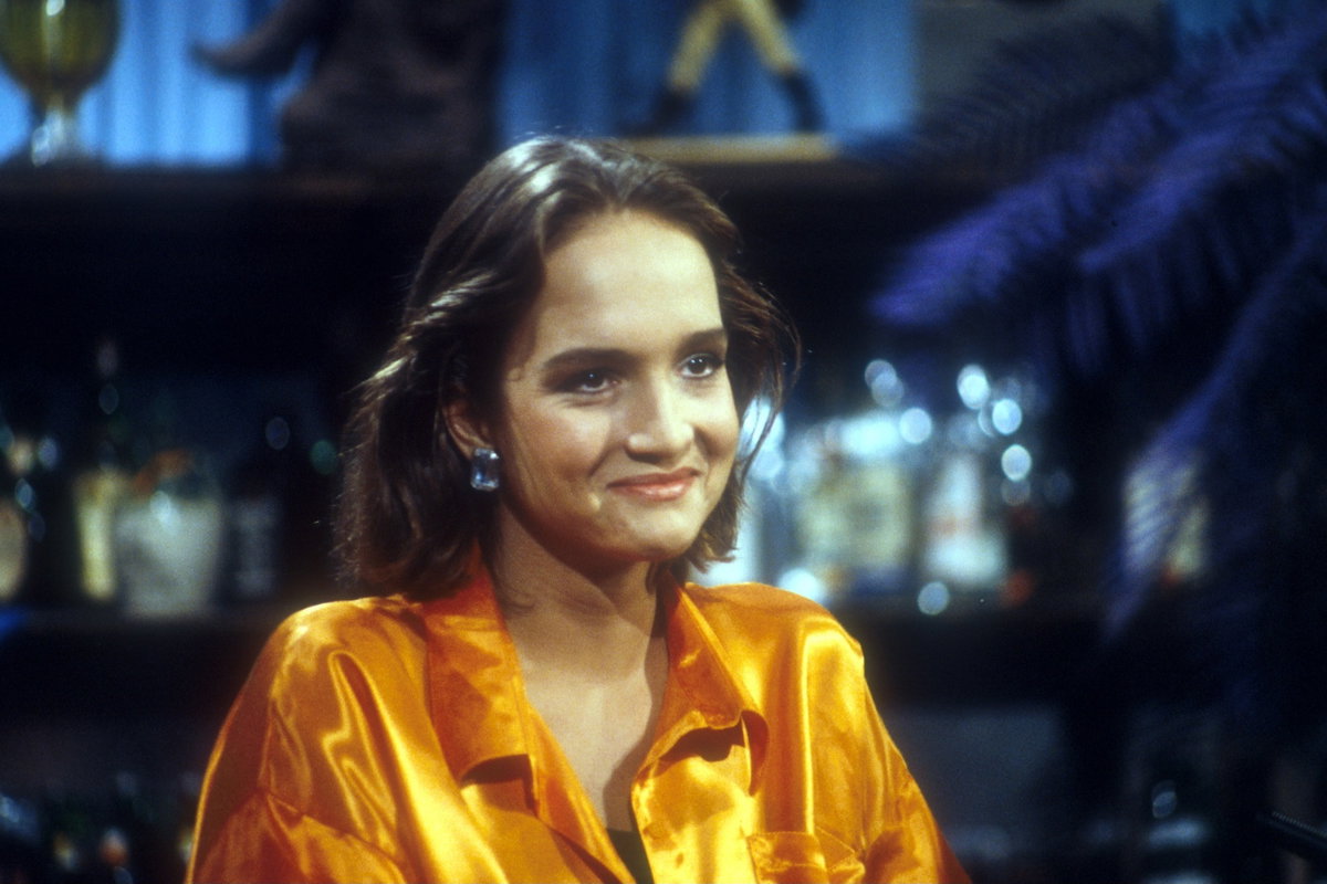 Anouschka Renzi im Jahr 1985 in der ARD-Talkshow "Ill nach 9"