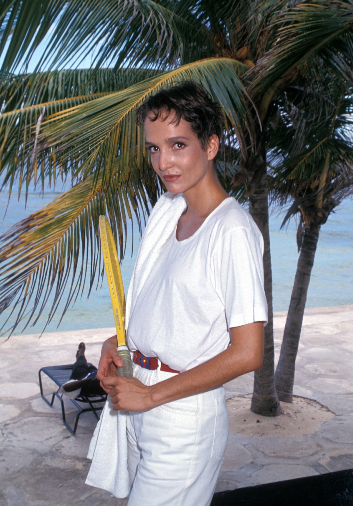 Anouschka Renzi 1993 für die ProSieben-Serie "Glückliche Reise"