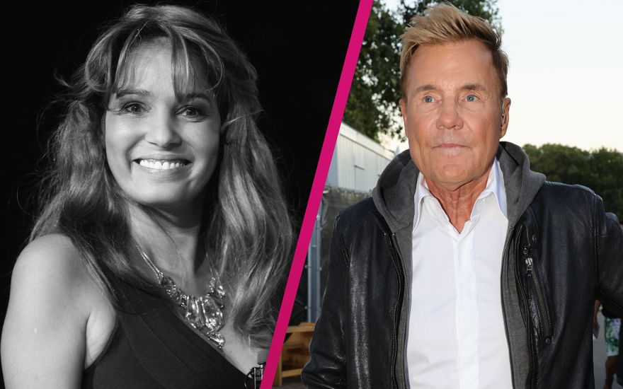 Nadja Abd el Farrag mit Dieter Bohlen in Trauer