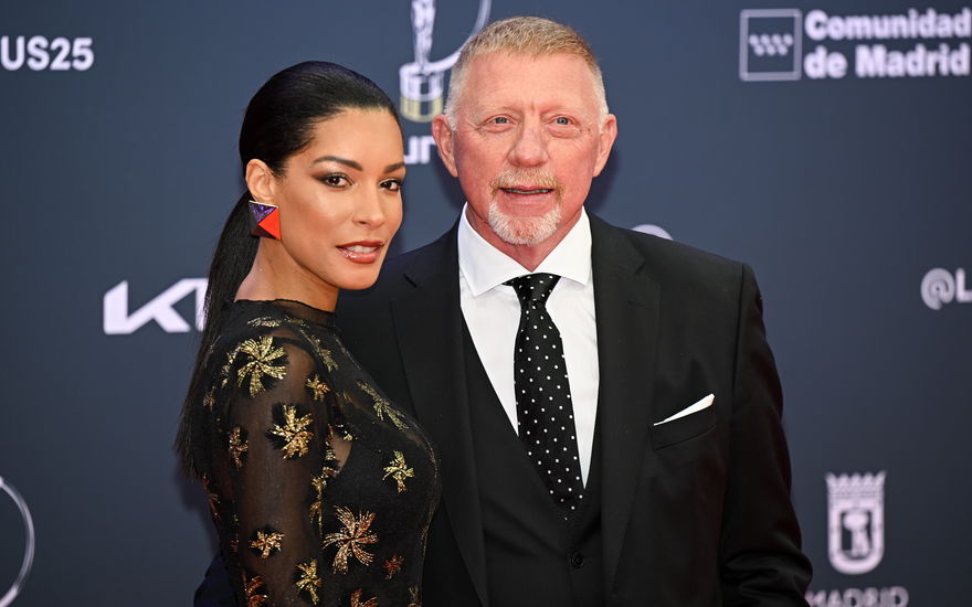 Boris Becker mit seiner Ehefrau Lilian