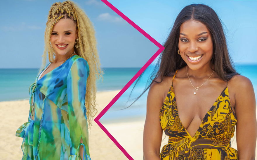 Christin Okpara mit Linda Nobat bei Kampf der Realitystars