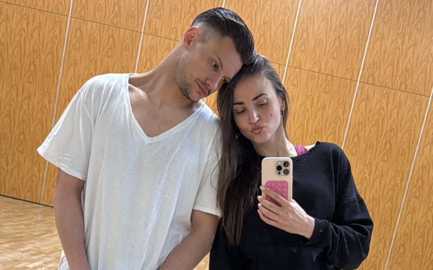 Selfie Ekaterina Leonova und Freund Ilya