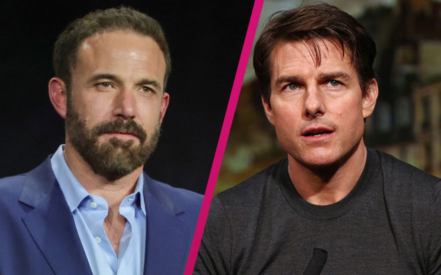 Ben Affleck und Tom Cruise Collage