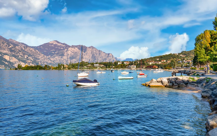 Boote auf dem Gardasee
