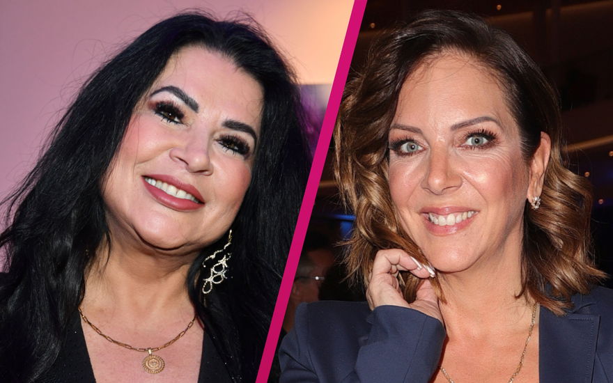 Iris Klein und Danni Büchner strahlen, Collage