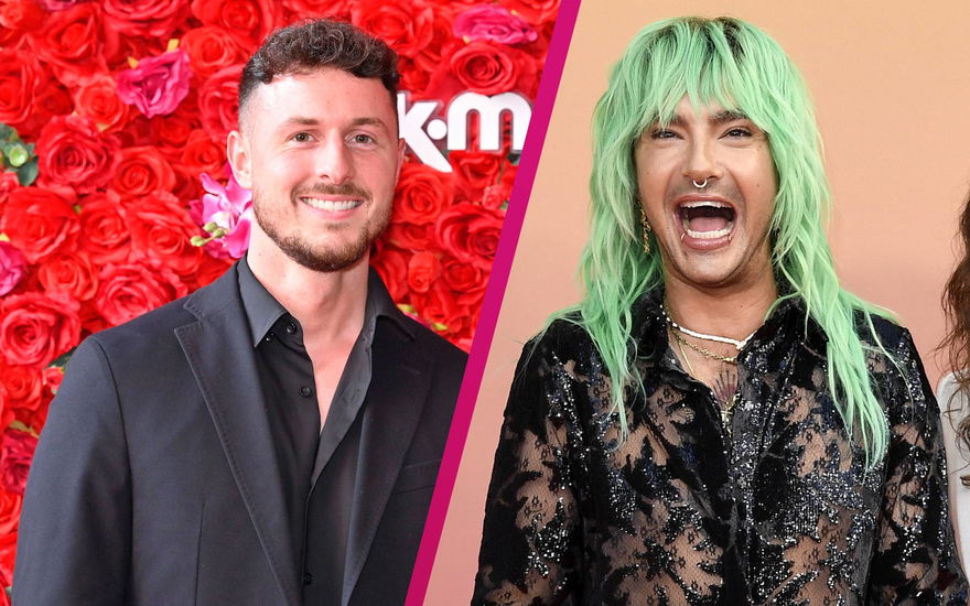 Jannik Kontalis mit Bill Kaulitz