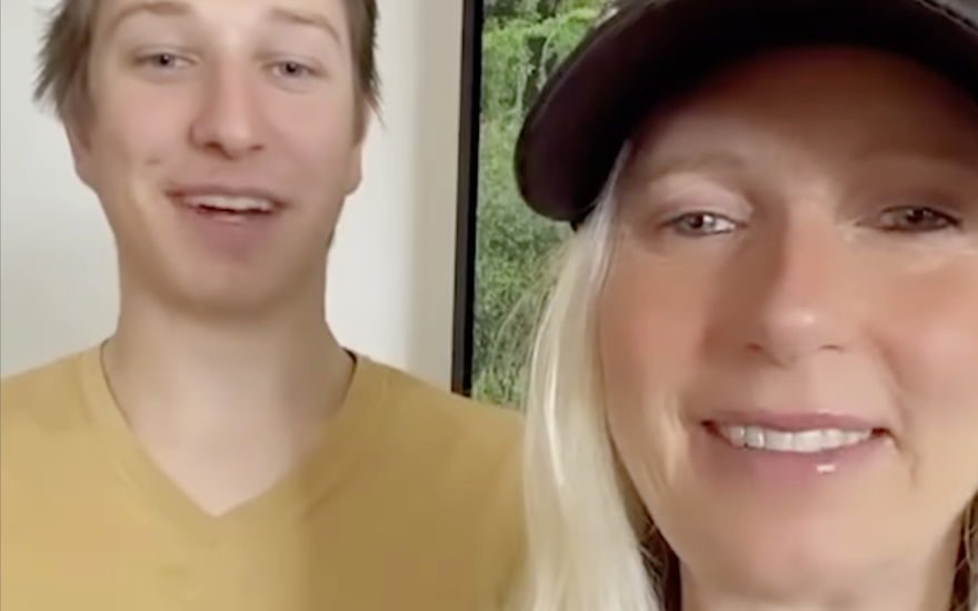 Lara Sanders mit Sohn Luca