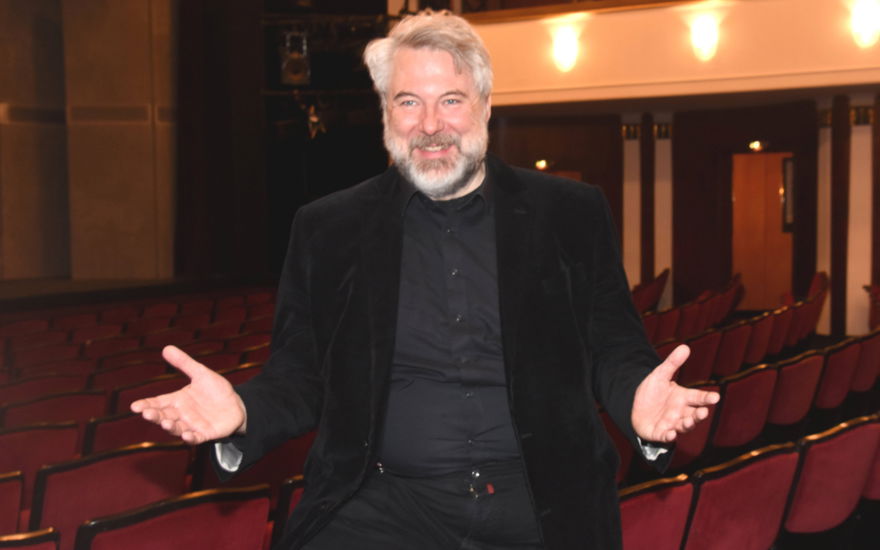 Dieter Fischer im Saal