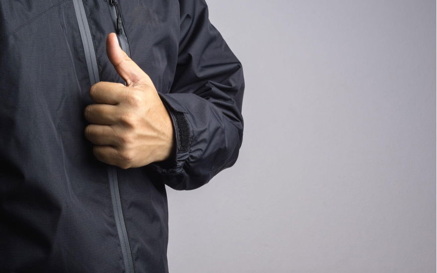 Softshelljacke in Schwarz
