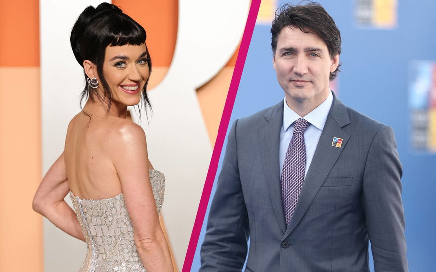 Katy Perry mit Justin Trudeau