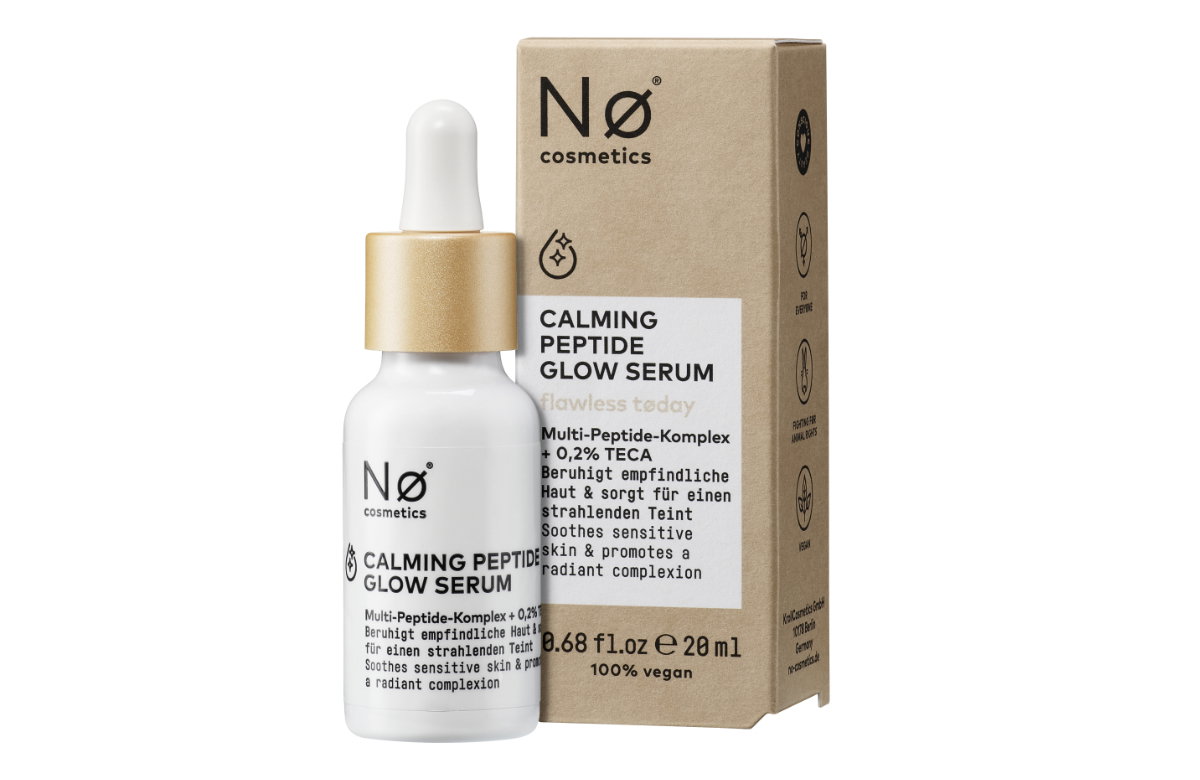 Nø Cosmetics launcht flawless tøday - Calming Peptide Glow Serum