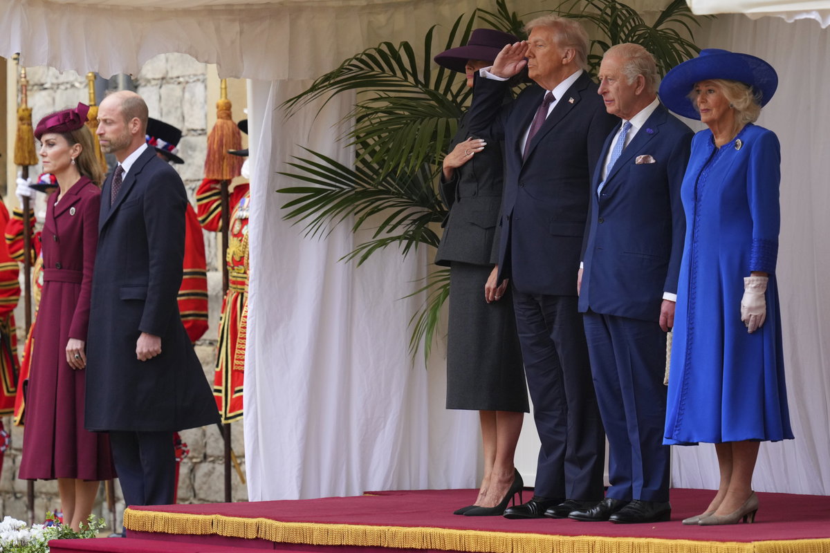 Melania und Donald Trump: Staatsbesuch bei König Charles und Queen Camilla