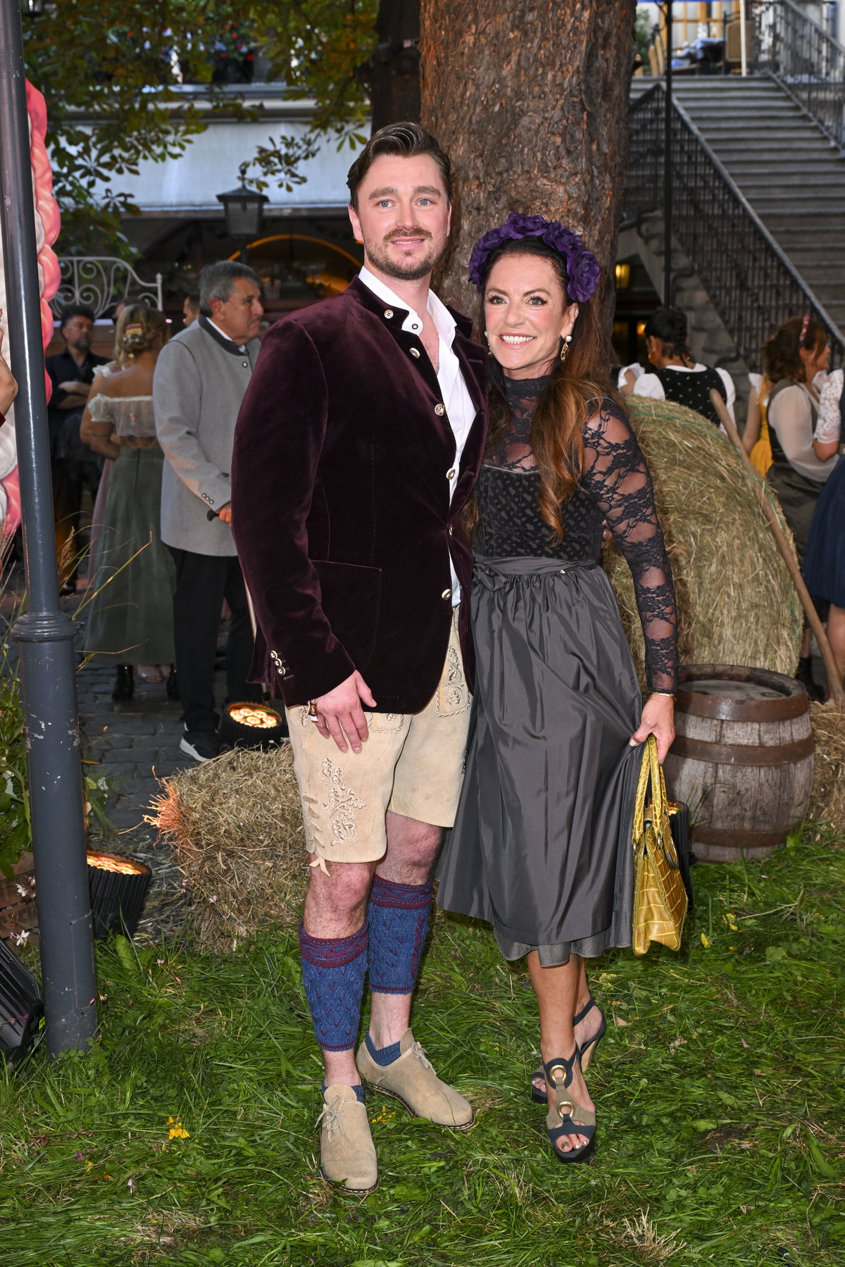 Christine Neubauer und Sohn Lambert Neubauer