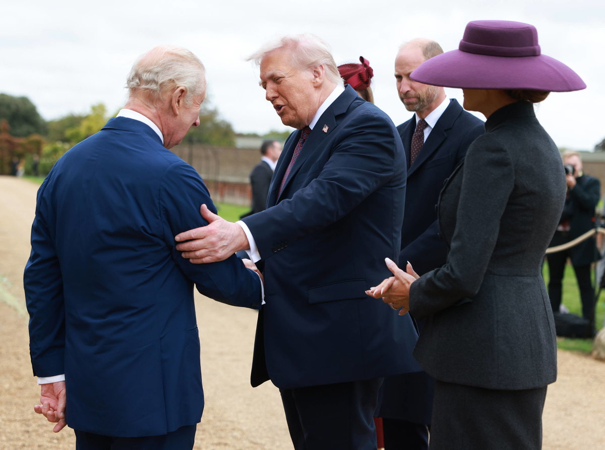 Melania und Donald Trump: Staatsbesuch bei König Charles und Queen Camilla