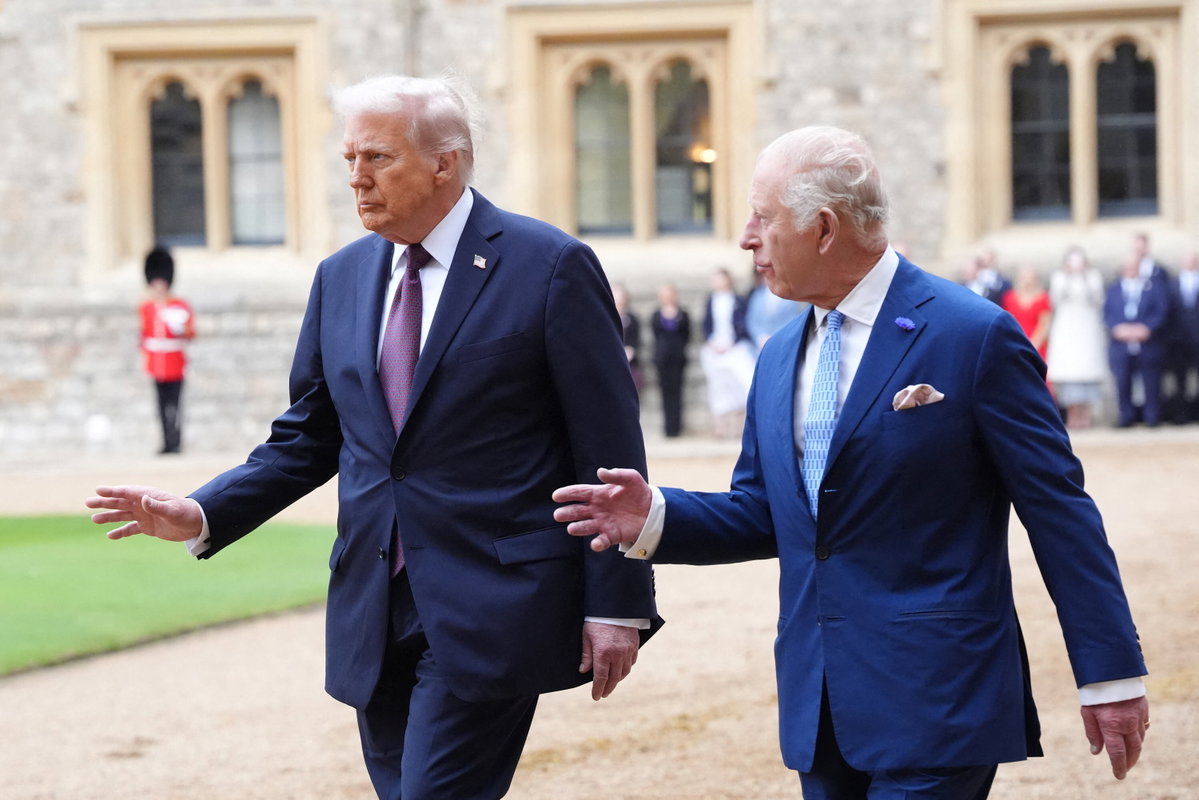 Melania und Donald Trump: Staatsbesuch bei König Charles und Queen Camilla