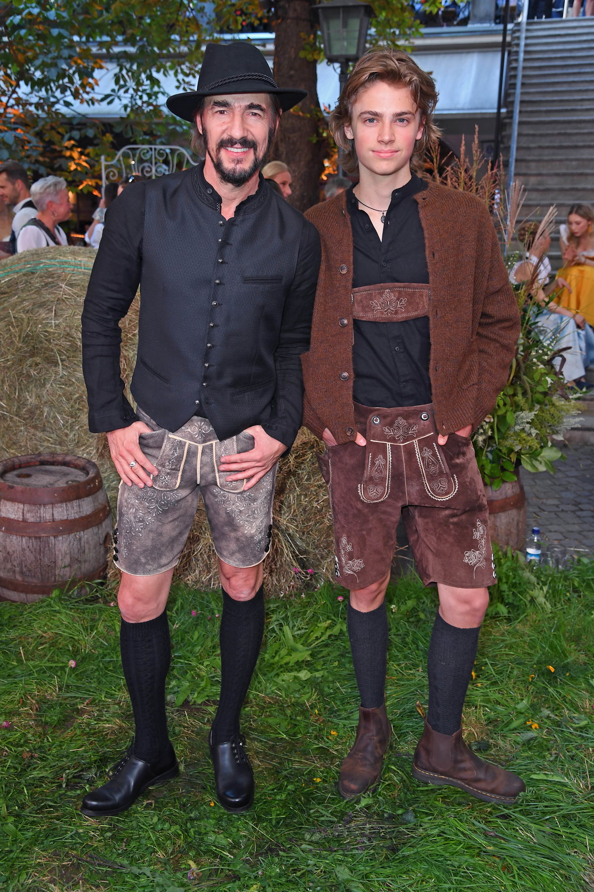 Thomas Hayo mit seinem Neffen Tim beim "HeidiFest"