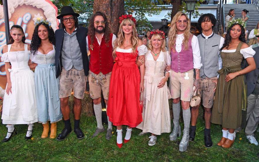 Heidi Klum mit Familie beim HeidiFest