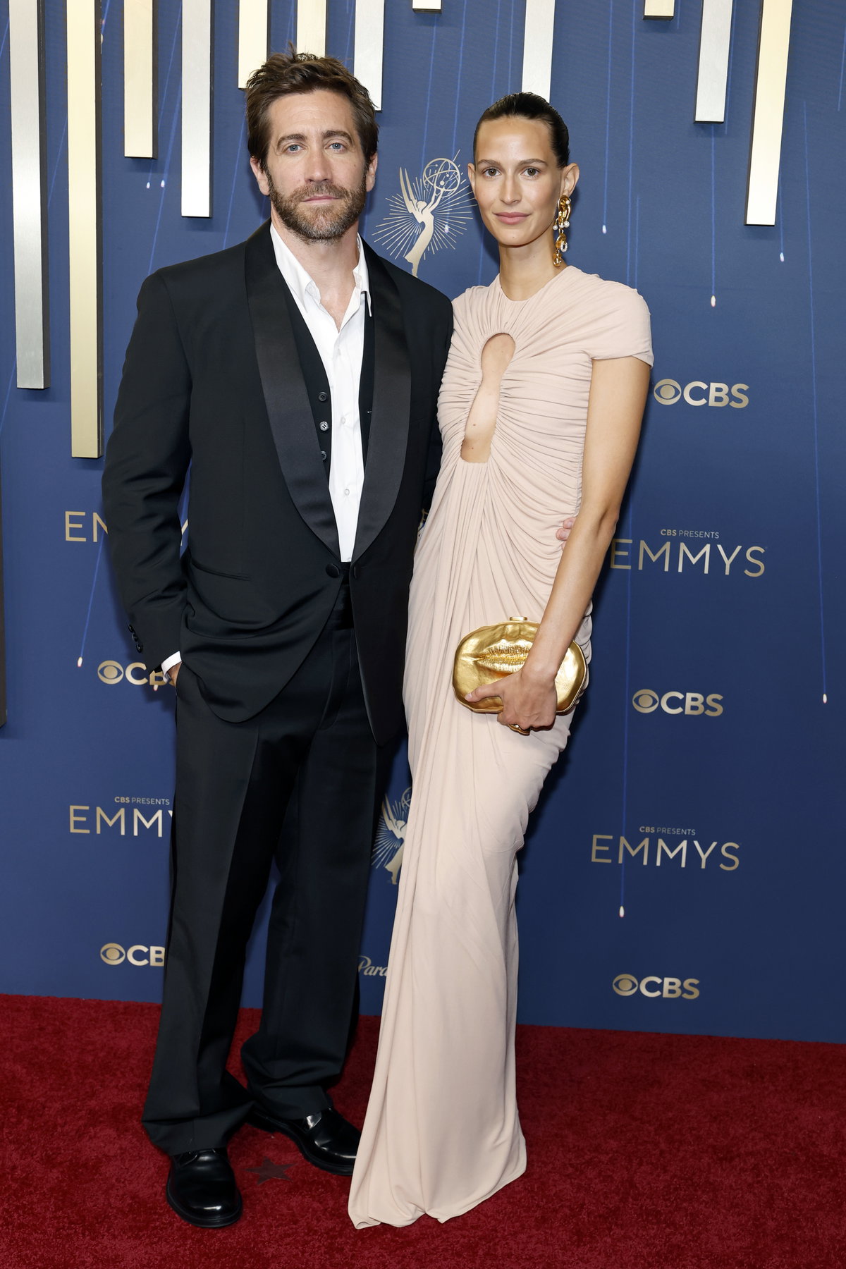 Jake Gyllenhaal und Jeanne Cadie bei den Emmys