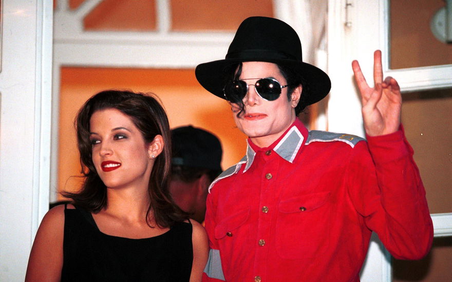 Lisa Marie Presley und Michael Jackson