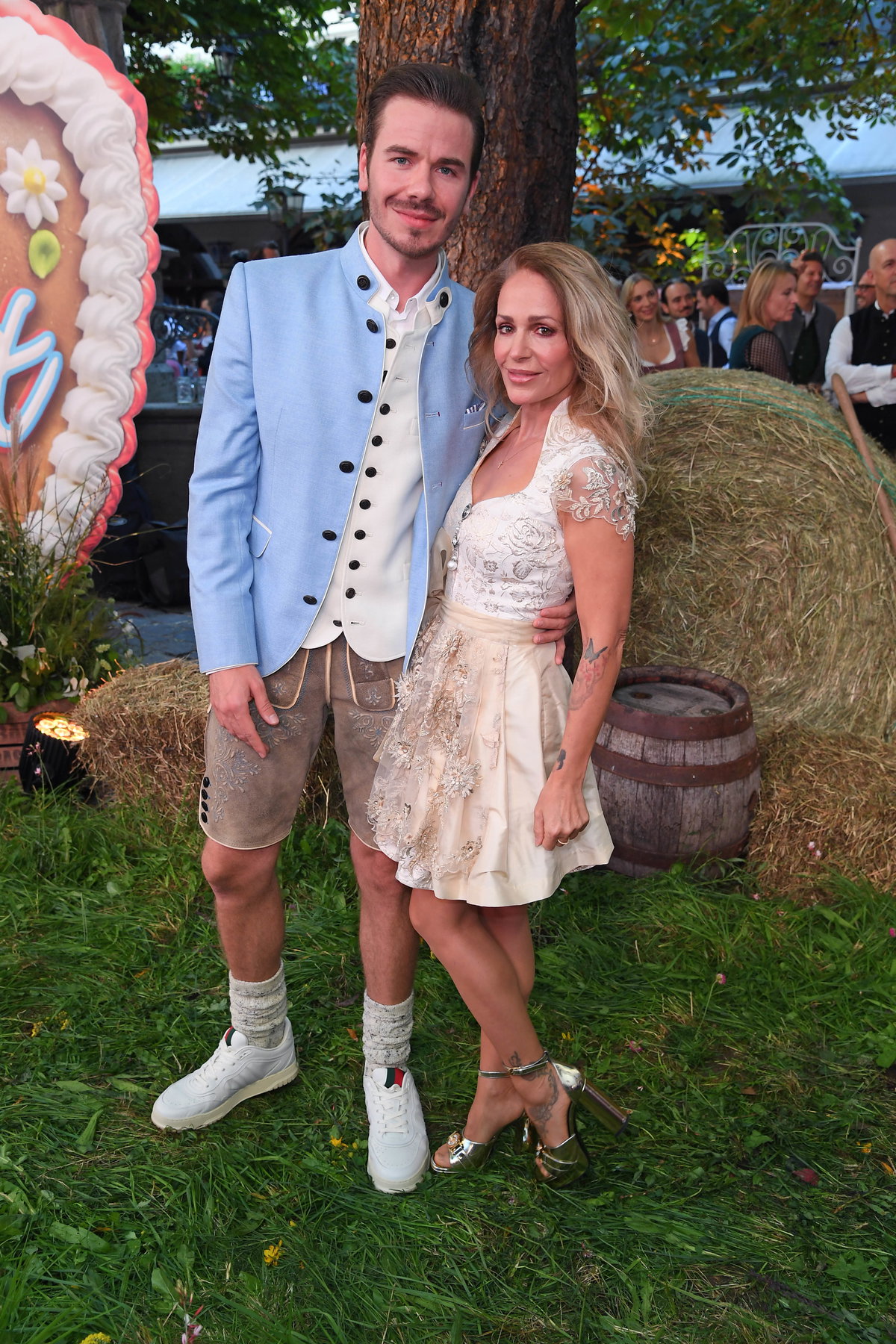 Eric Philippi und Michelle beim "HeidiFest"