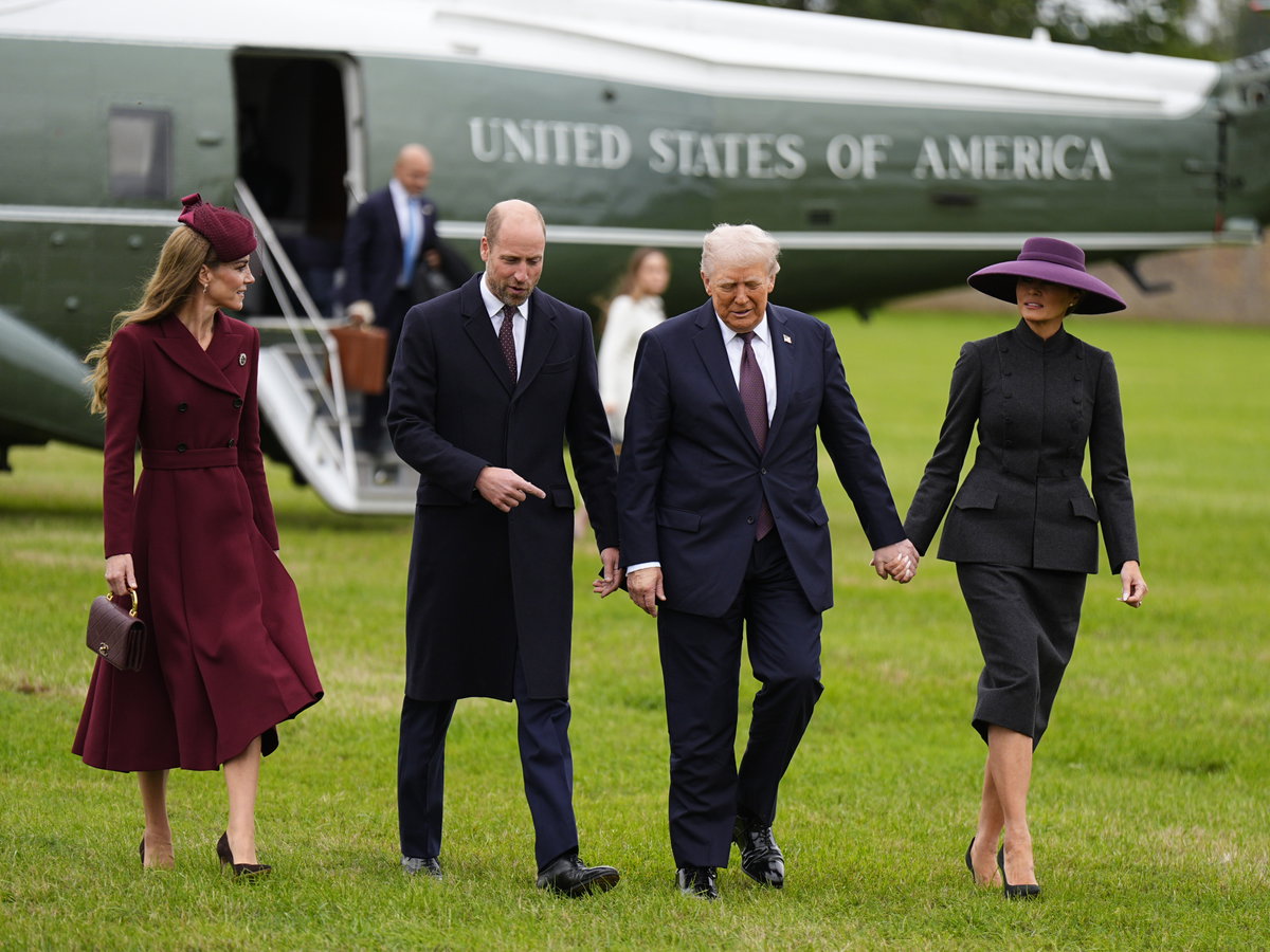 Melania und Donald Trump: Staatsbesuch bei König Charles und Queen Camilla