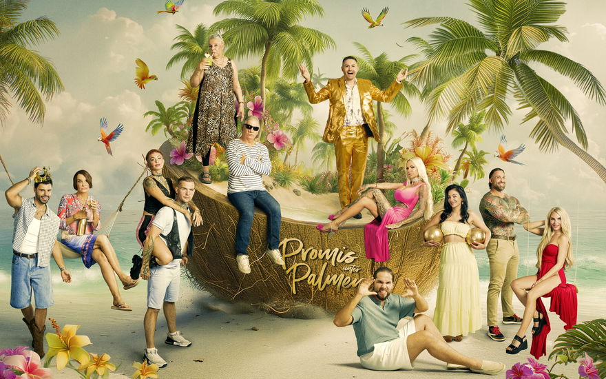 Der gesamte Cast von "Promis unter Palmen" 2026