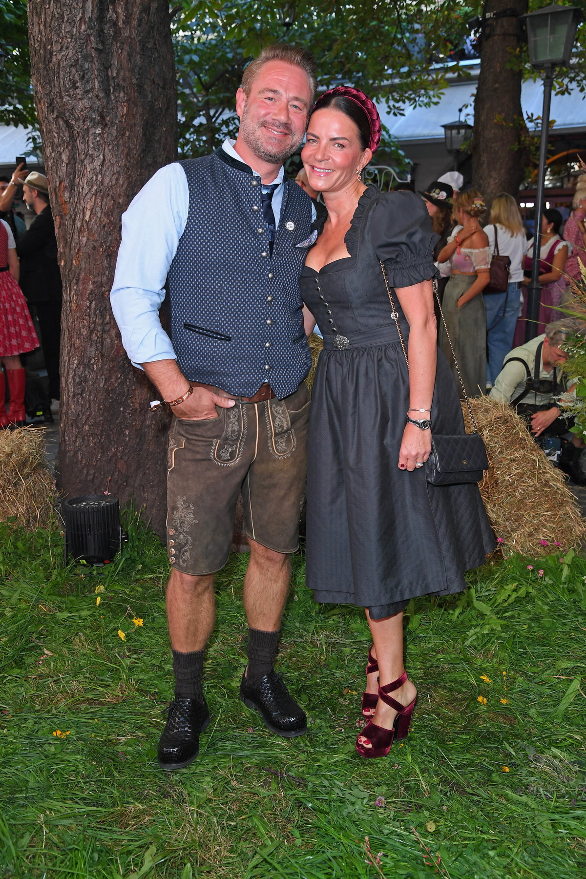 Sasha mit Ehefrau beim "HeidiFest"