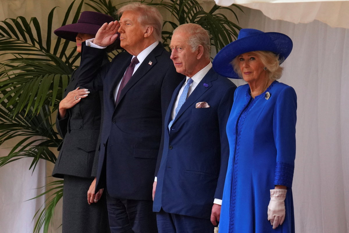 Melania und Donald Trump: Staatsbesuch bei König Charles und Queen Camilla